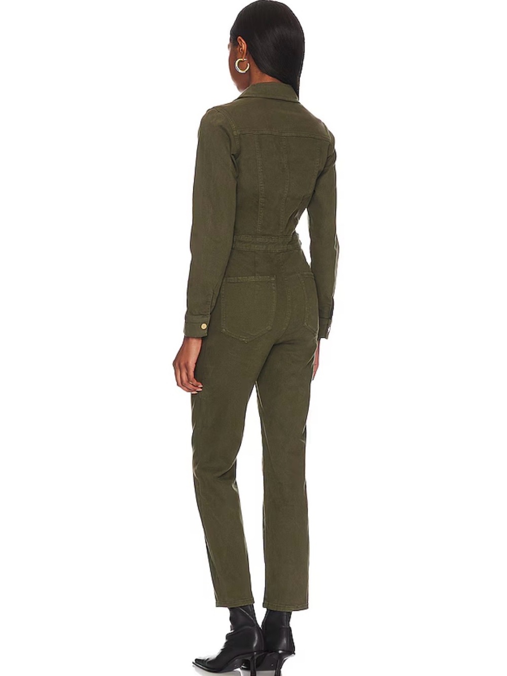 Good American fit for success jumpsuit in fern green size 1 small - Picture 2 of 9